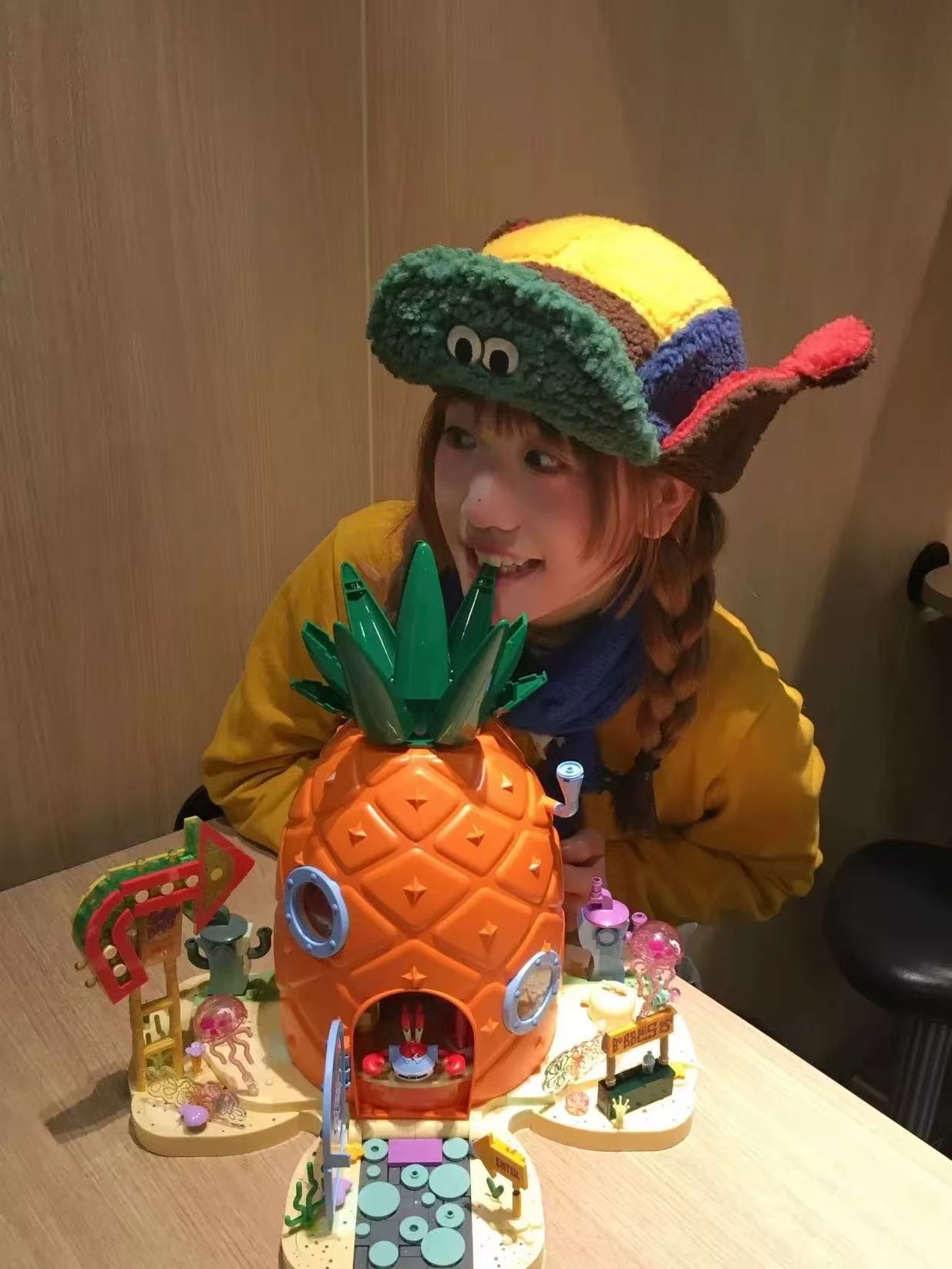 【森林推荐】亲子款舒克飞机翅膀羊羔绒雷锋帽冬加厚保暖可爱丑萌