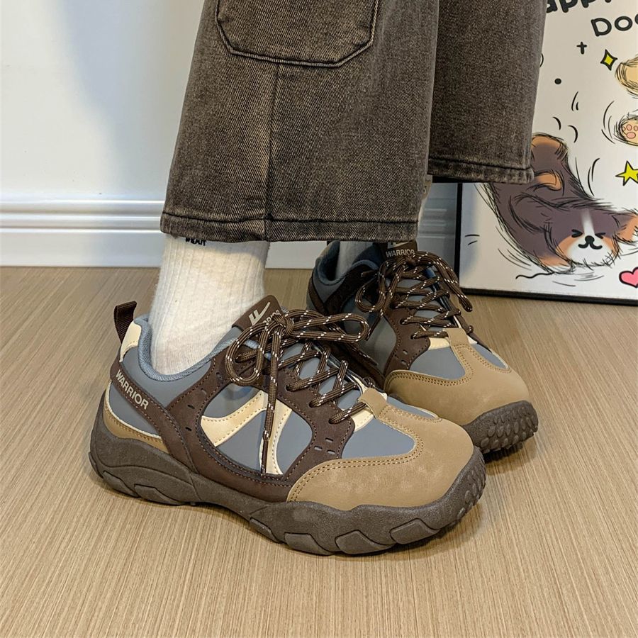 回力登山鞋女软底防滑2025冬季新款百搭加绒保暖棉鞋老爹鞋子复古