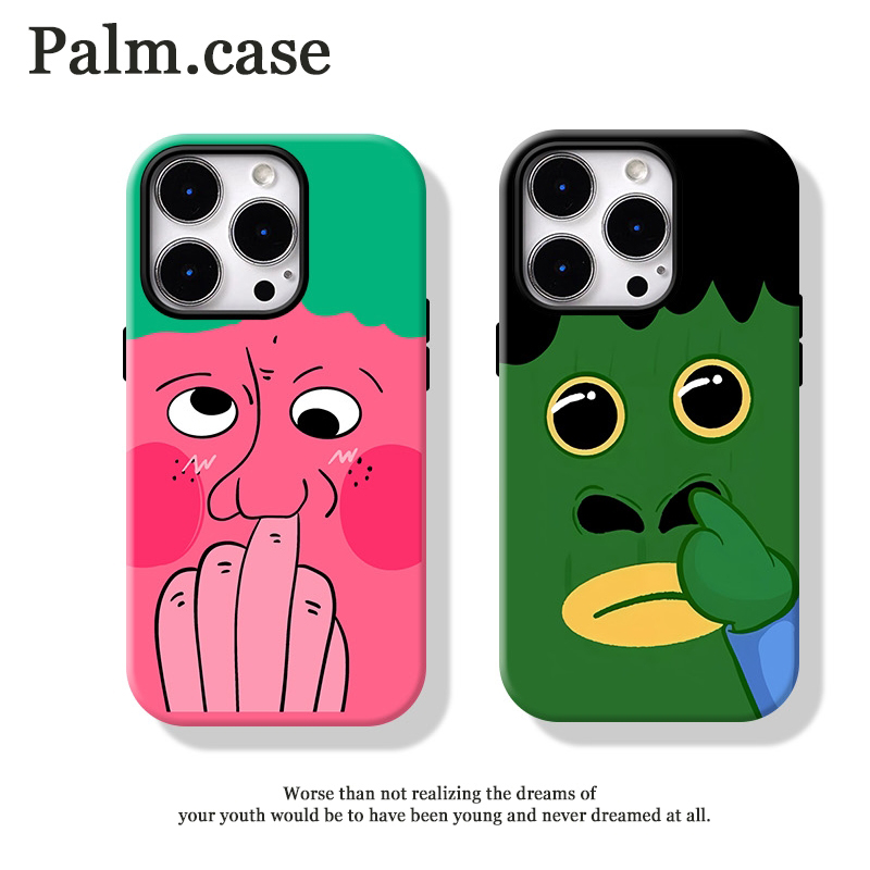 菲林二合一适用华为/oppo/vivo/小米/一加/苹果17手机壳搞怪情侣