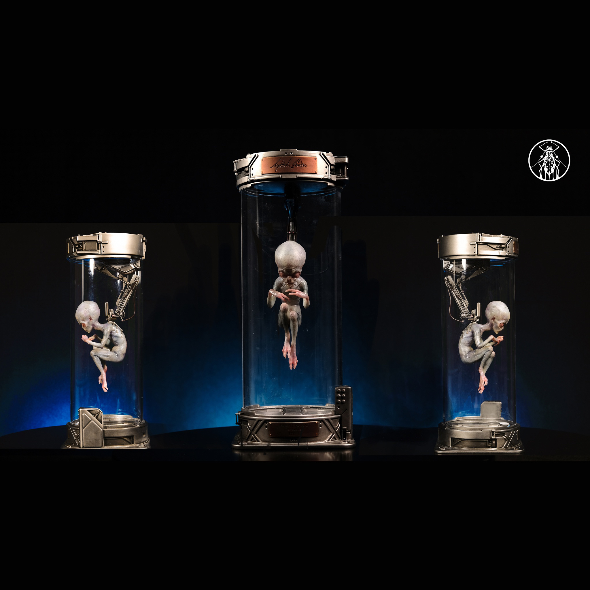 Aphid Studio 罗斯威尔外星人2.0—生化仓版  收藏级雕像