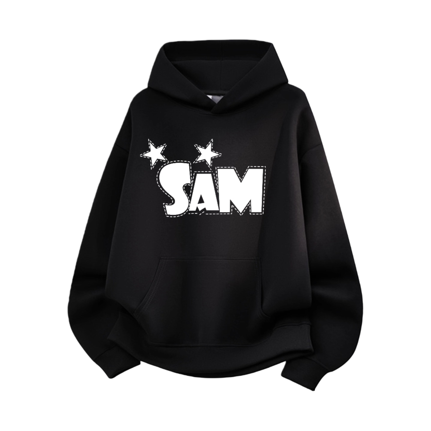 特大码300斤美式潮牌卡通趣味小众连帽卫衣男女秋冬宽松显瘦上衣