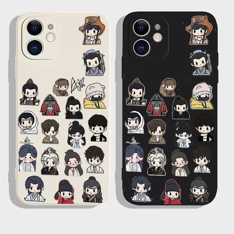 成毅Q版角色苹果16手机壳小米华为三星OPPO魅族vivo适用一加iQOO