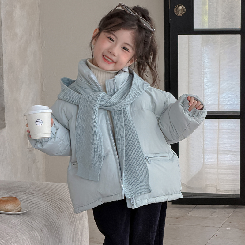 女童棉服冬装2025新款洋气小女孩超好看加厚棉衣外套儿童冬季棉袄