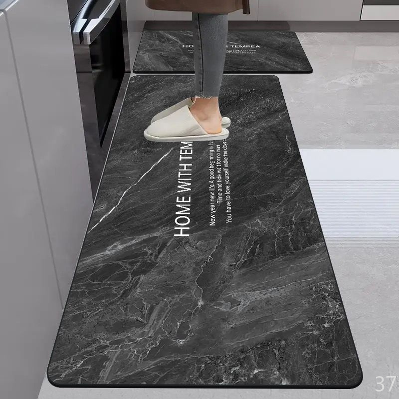 硅藻泥免洗可擦家用厨房长条地垫防滑防水吸水专用脚垫子踩脚垫