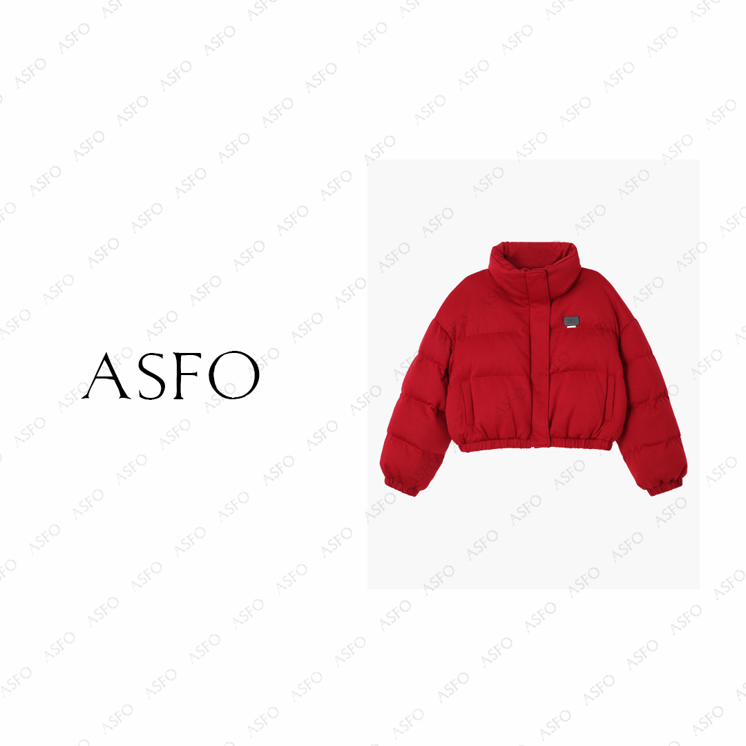 【AS红灯】25新定制高蓬保暖立领落肩百搭鹅绒服AS25DYRF04907