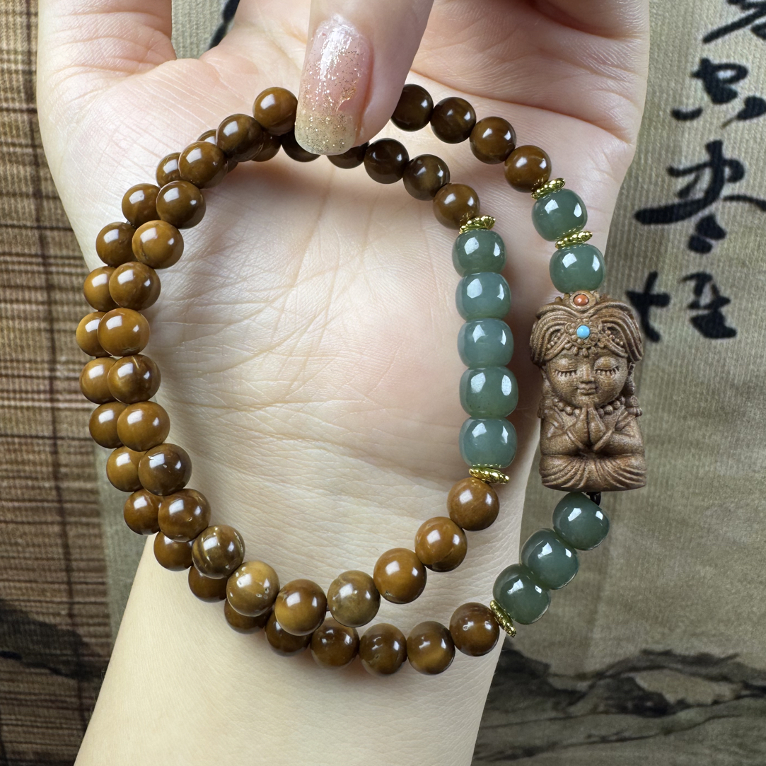 扎基双圈库克手串手持