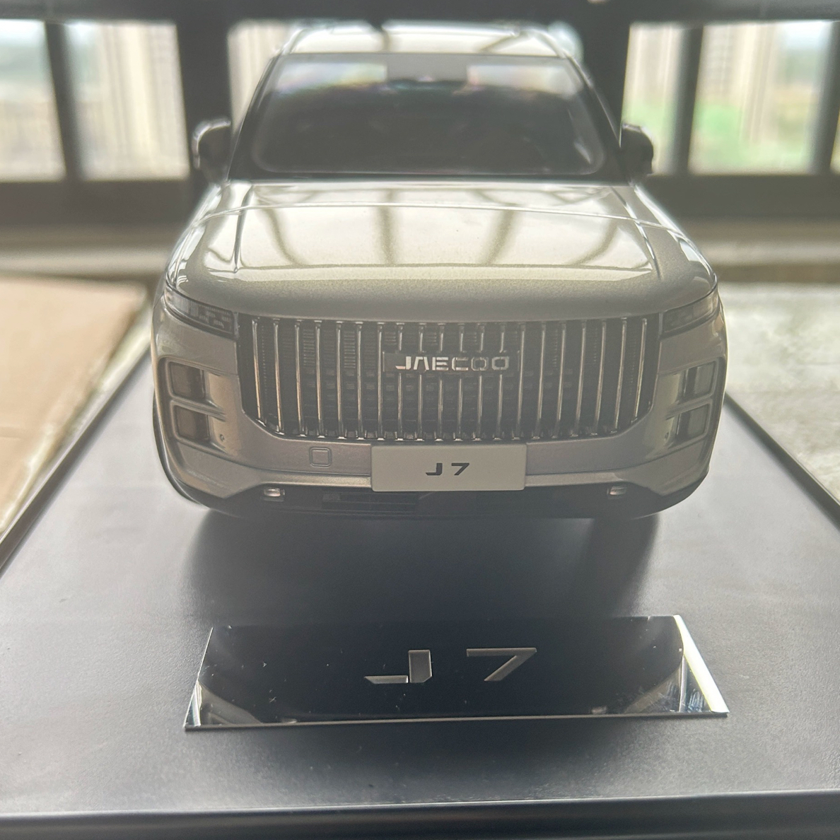 奇瑞Jeacoo J7 car model原厂合金模型1:18