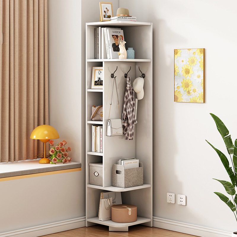 角柜门口转角可挂衣三角柜家用墙角柜客厅靠墙边柜卧室拐角储物柜