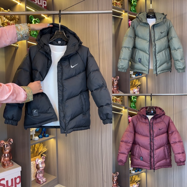 冬季大棉时尚简约百搭连帽款休闲棉服棉衣男款9988