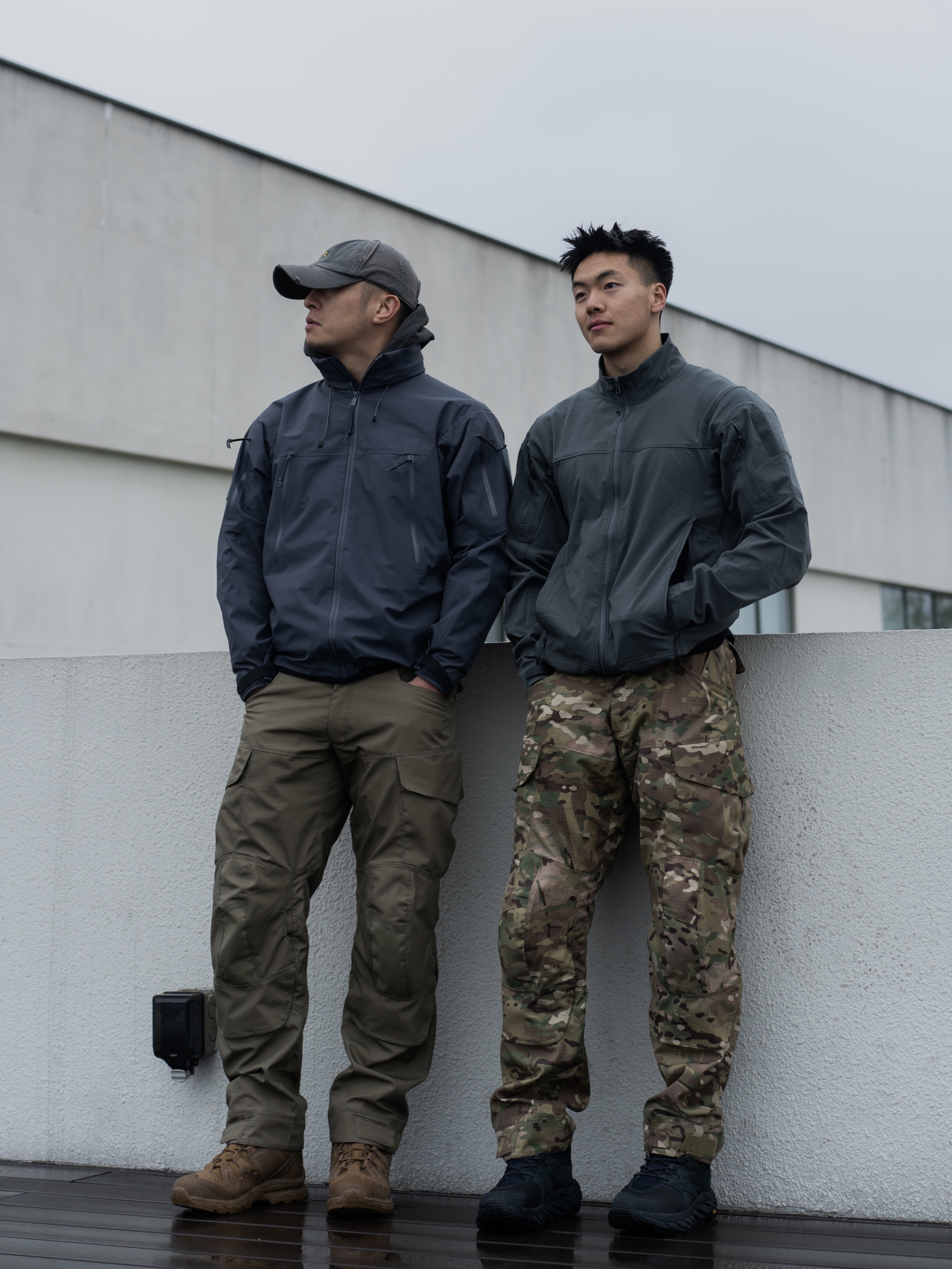 【破壳計劃】2025SS工装迷彩/卡其绿军鸟多口袋战术休闲宽松直筒裤