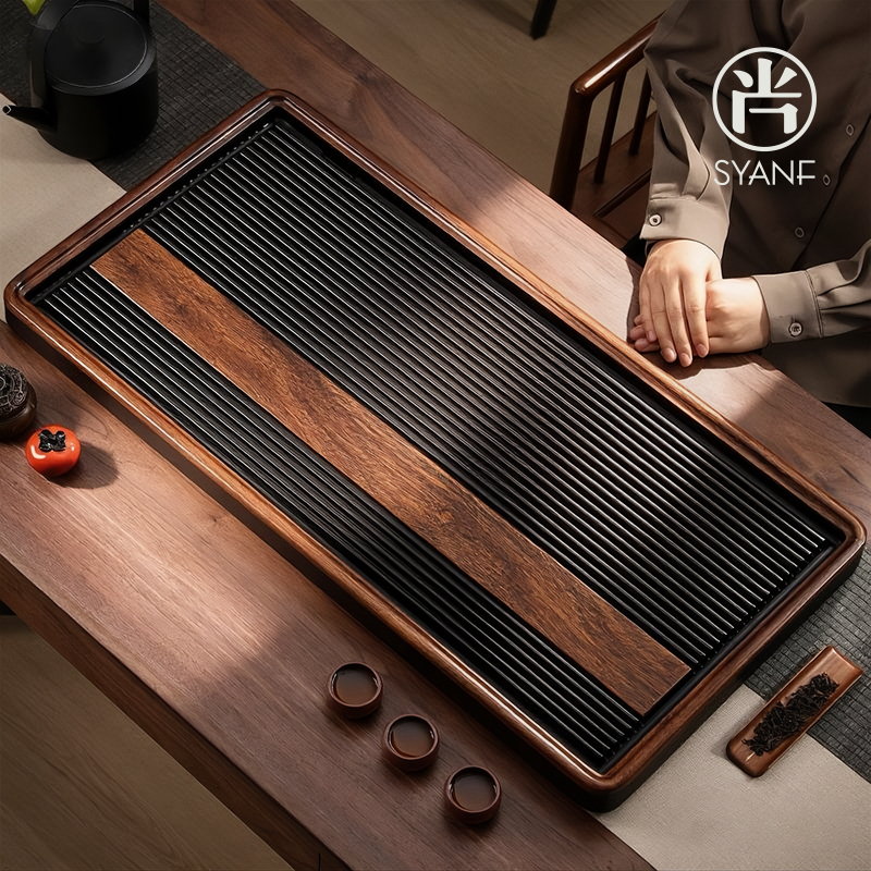 电木茶盘家用新款高档轻奢干泡盘大茶海客厅办公室客厅茶几茶台