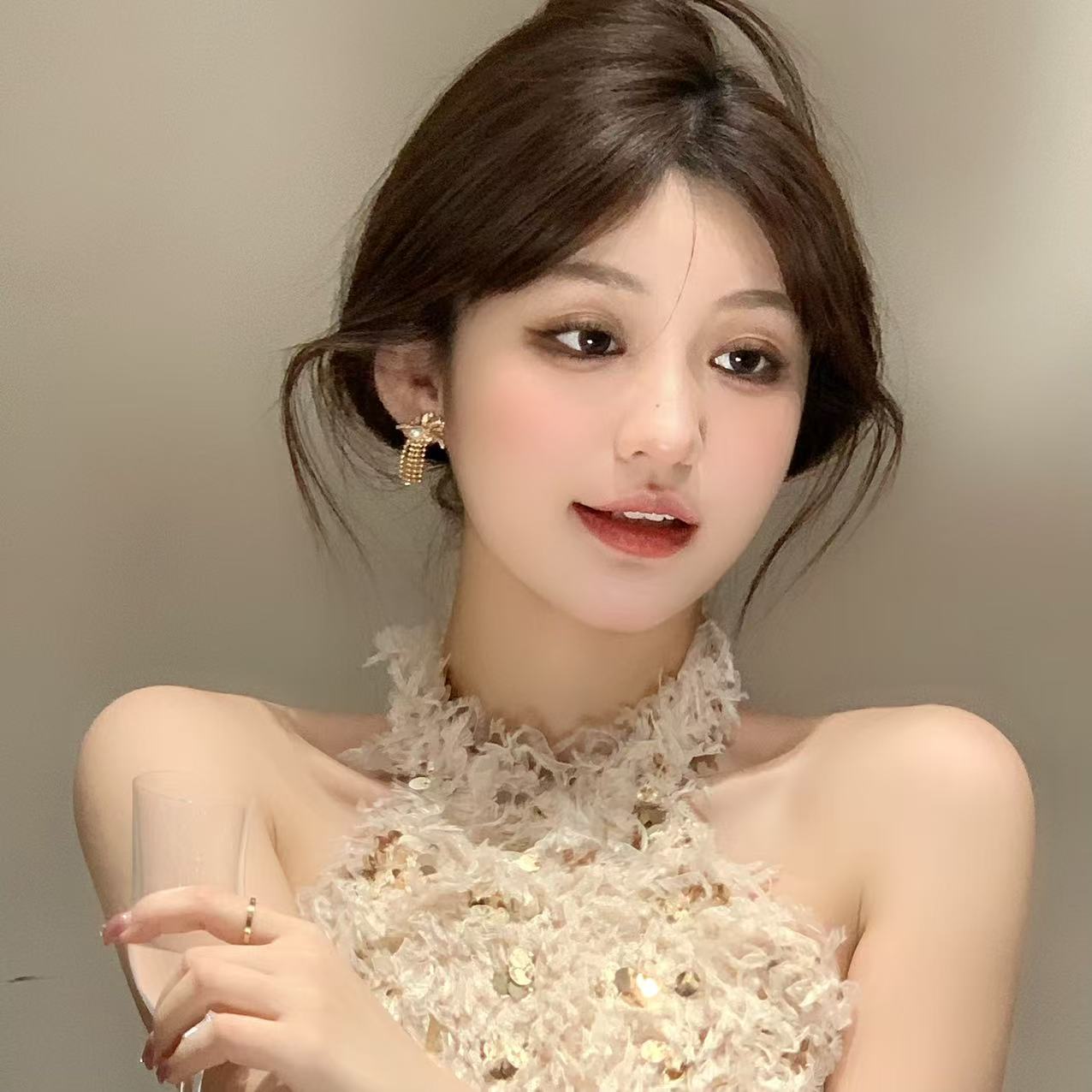 FULL GIRLISH耳环02114轻奢时尚流苏耳钉耳饰