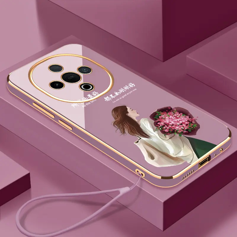 适用于VIVOY300新款手机壳生活是自己的全包硅胶防摔电镀软壳女款