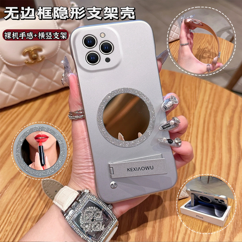 【苹果11PROMAX】简约高级高颜值无边框磁吸镜INS支架壳