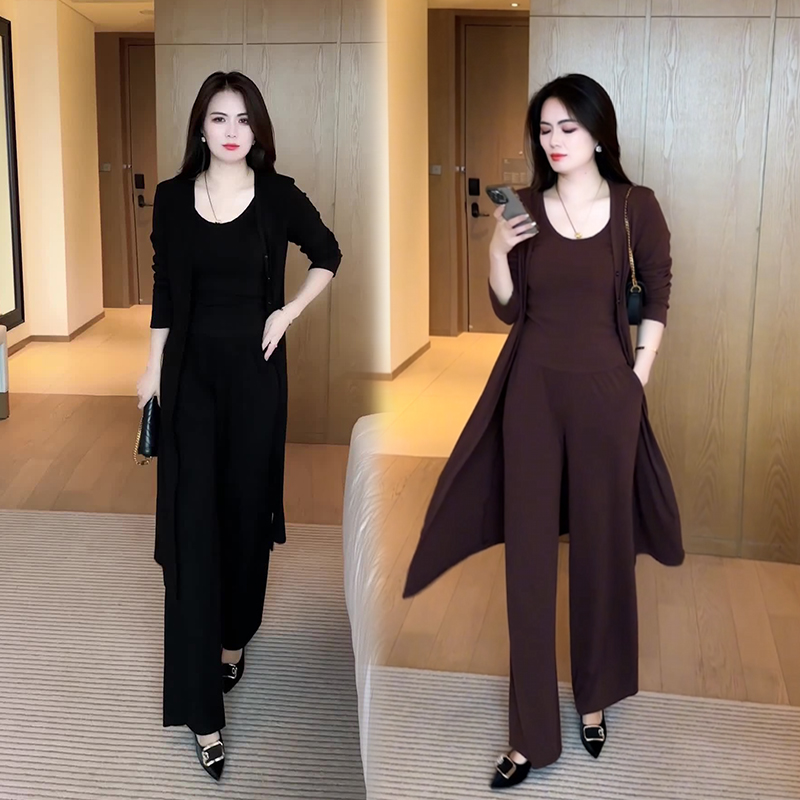 休闲女装职业早秋装套装2025年新款时尚洋气质减龄女装春秋三件套