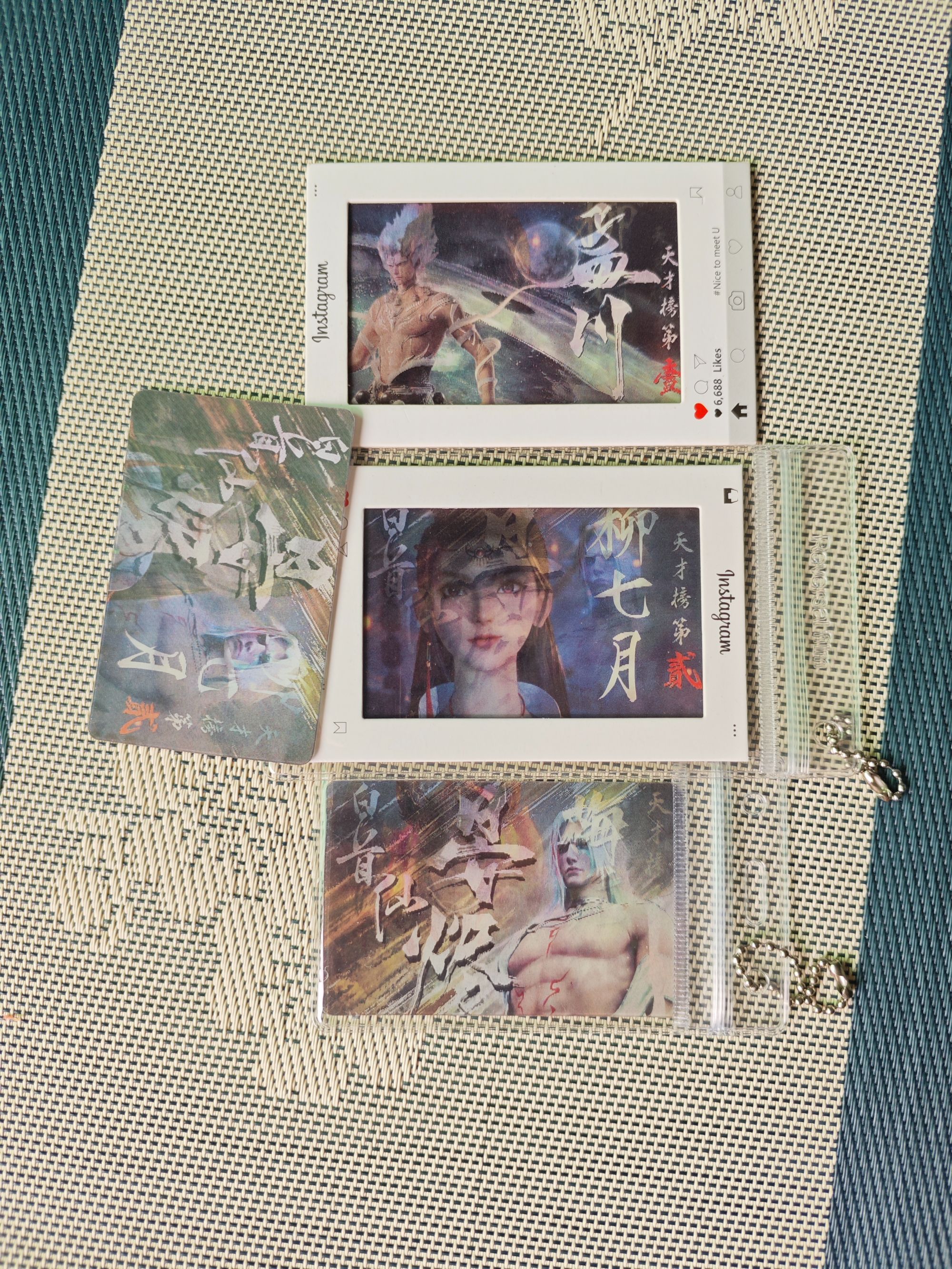 【现货】沧元图多变光栅卡国漫周边创意收藏书签小卡书包挂件卡牌