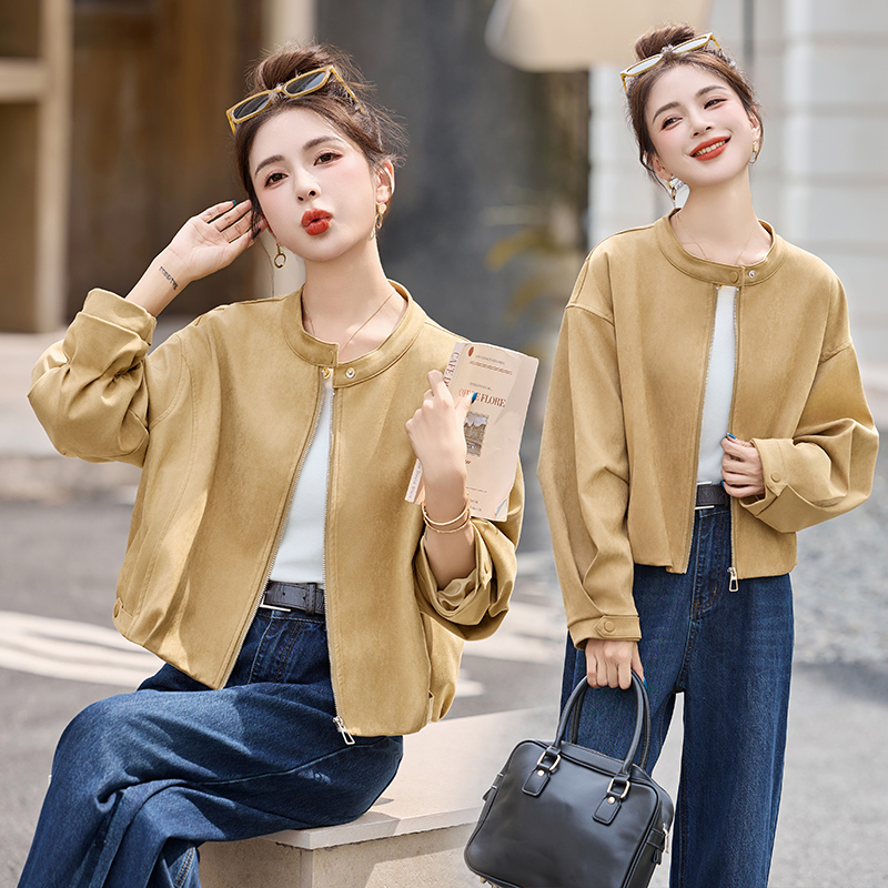 休闲时尚短外套女2025年春秋新款韩版气质减龄小个子宽松显瘦上衣