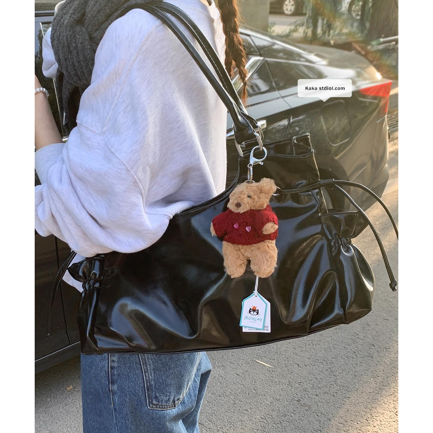 中古小众腋下包包女秋冬2025新款潮时尚高级感托特包手提通勤包