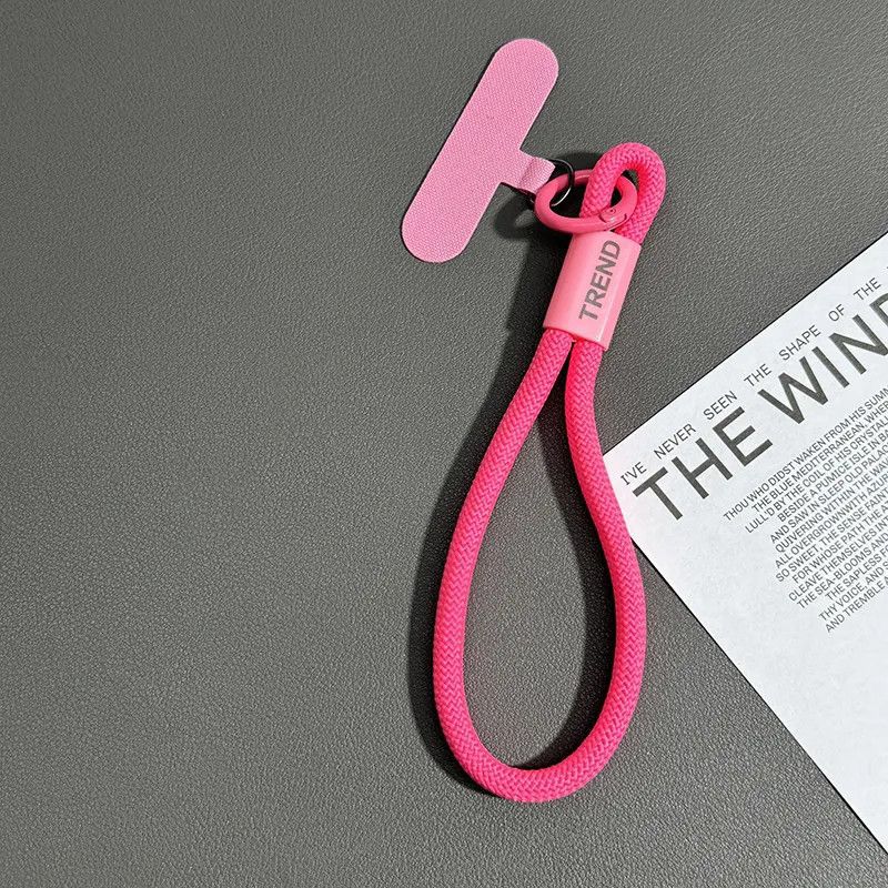 手腕款简约手机挂绳男女短款ins旅游出行时尚手绳结实耐用防断新