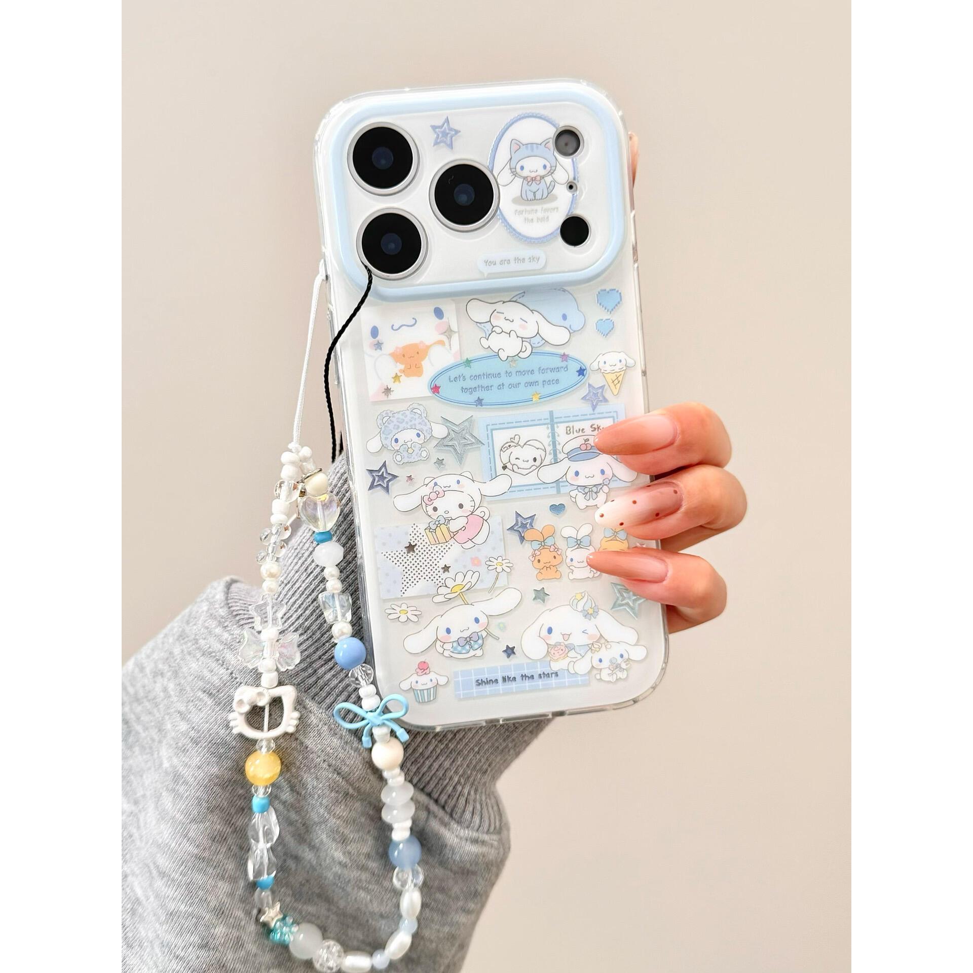 可爱鎏金星星玉桂狗适用苹果17promax手机壳iphone16新款15防摔14