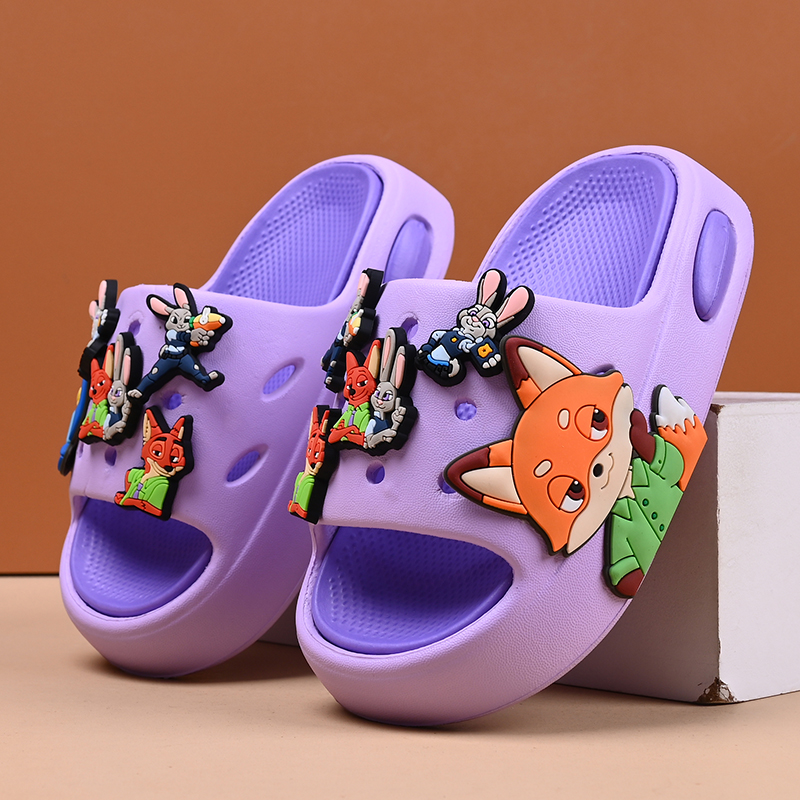 朱迪尼克儿童拖鞋外穿夏季男童卡通女孩凉拖鞋亲子居家凉拖鞋防滑