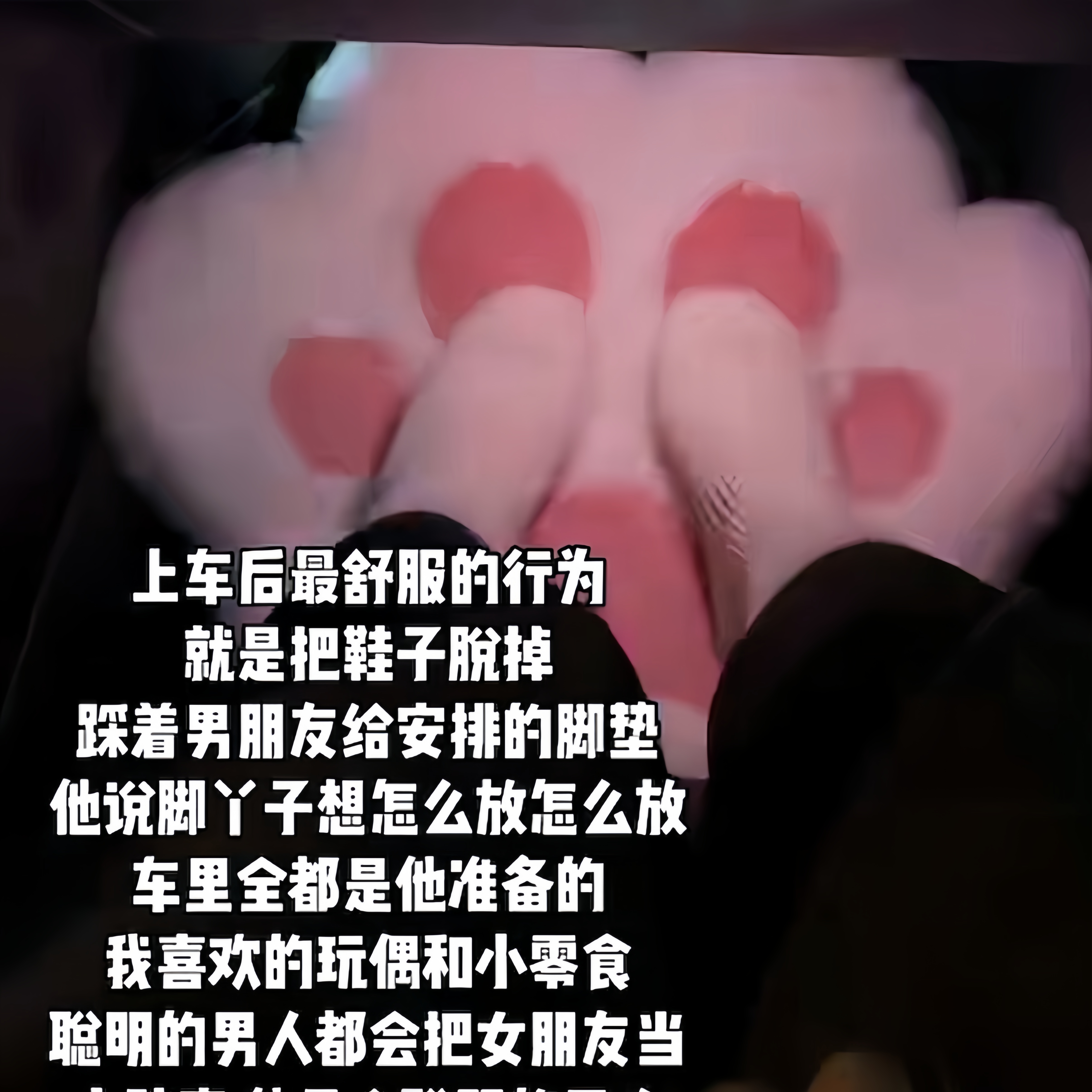 女生【七夕送礼】专属可爱猫爪脚垫女朋友副驾驶脚垫汽车通用坐垫