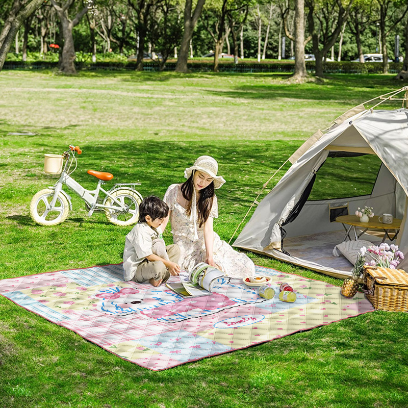加厚野餐超声波防潮垫地垫防水户外草坪露营春游帐篷坐垫便携野炊
