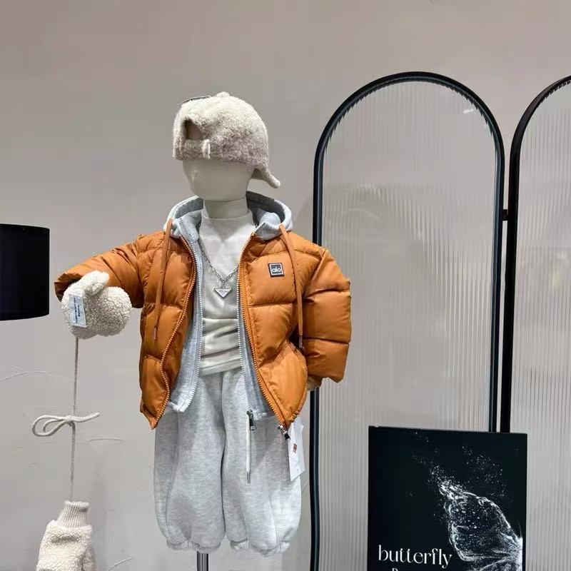 2025棉服假两件外套秋冬新款韩版男童痞帅童装棉衣加厚潮流百搭