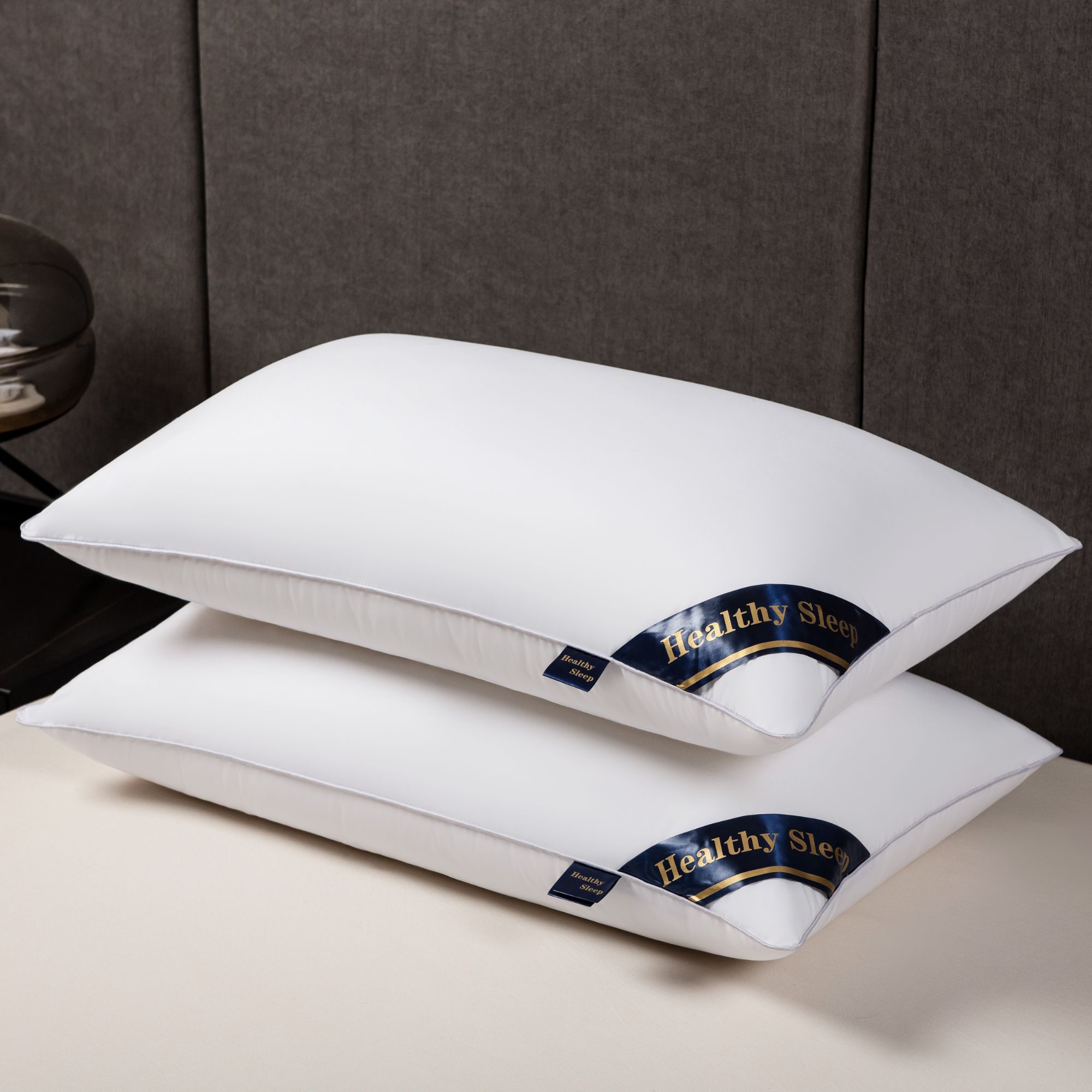 2025新款枕头枕芯家用护颈椎助睡眠纤维枕酒店成人学生宿舍枕头芯