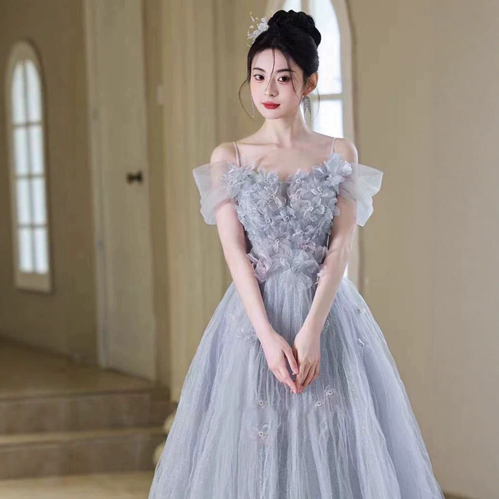 在逃公主晚礼服女2025新款高级感仙气毕业成人蓬蓬裙高端轻奢小众