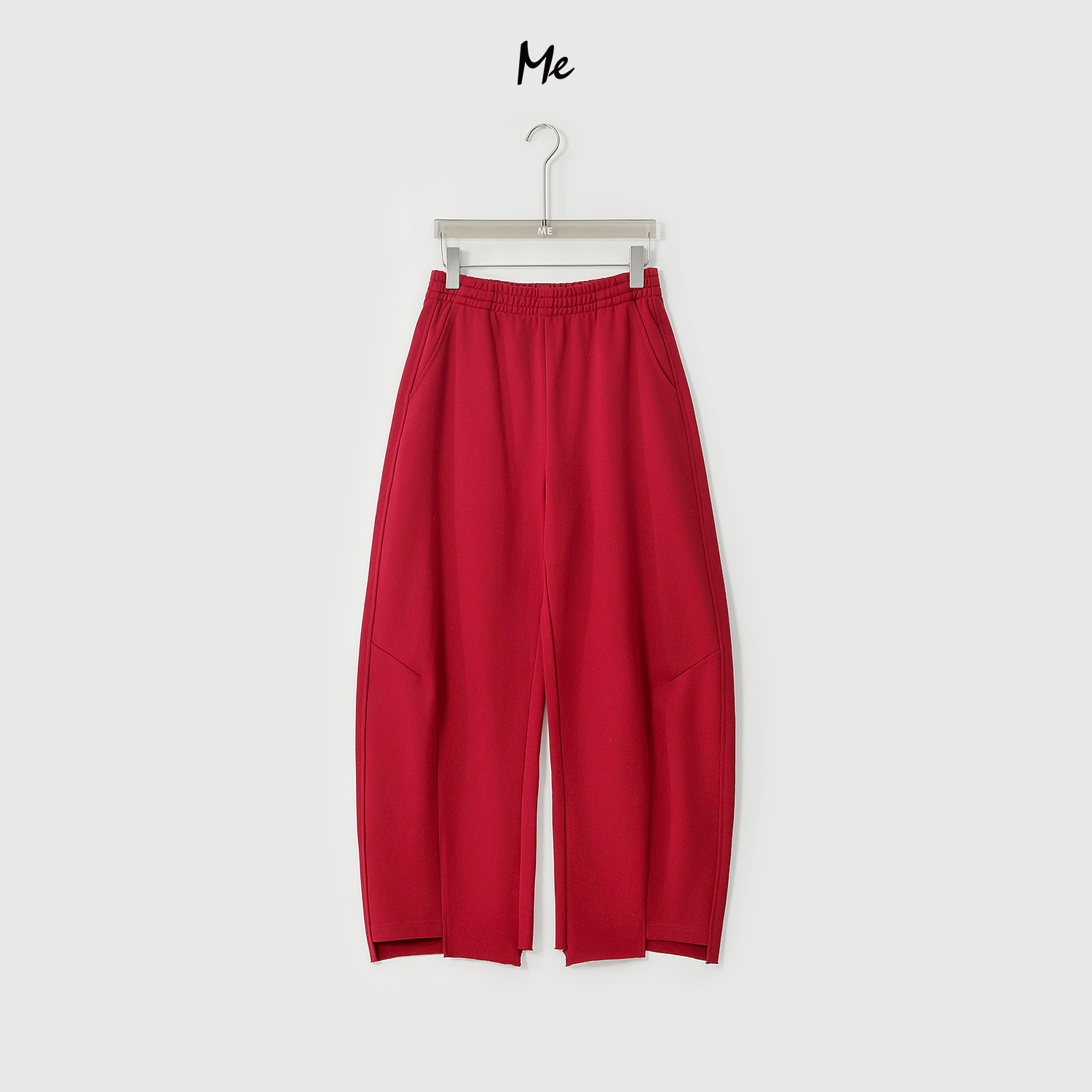 ME【小剪刀卫裤】错位毛边立裁遮肉高腰显瘦百搭时尚裤子MESA2732