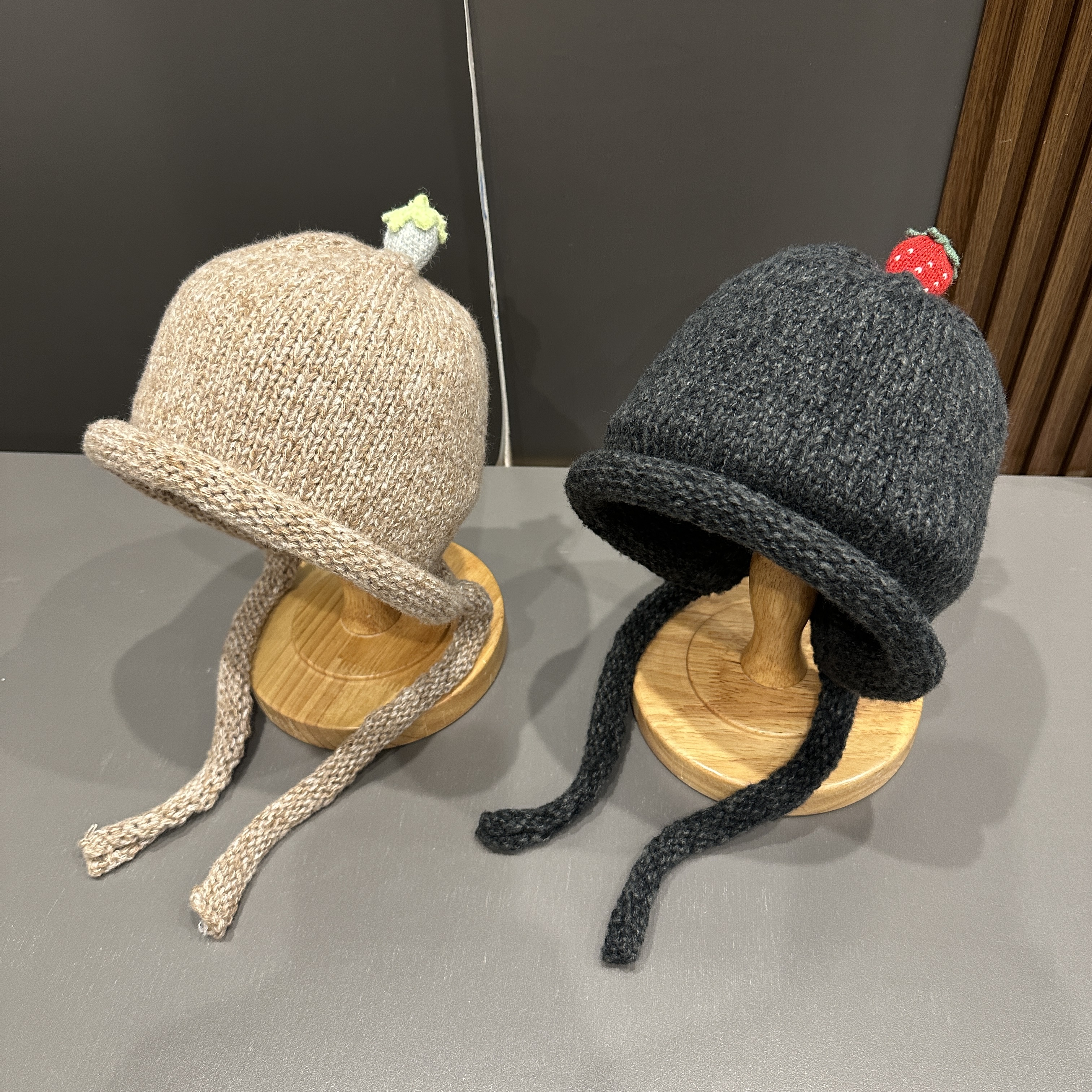 【小香风】儿童帽子秋冬季保暖护耳帽韩版个性针织帽洋气百搭针织帽