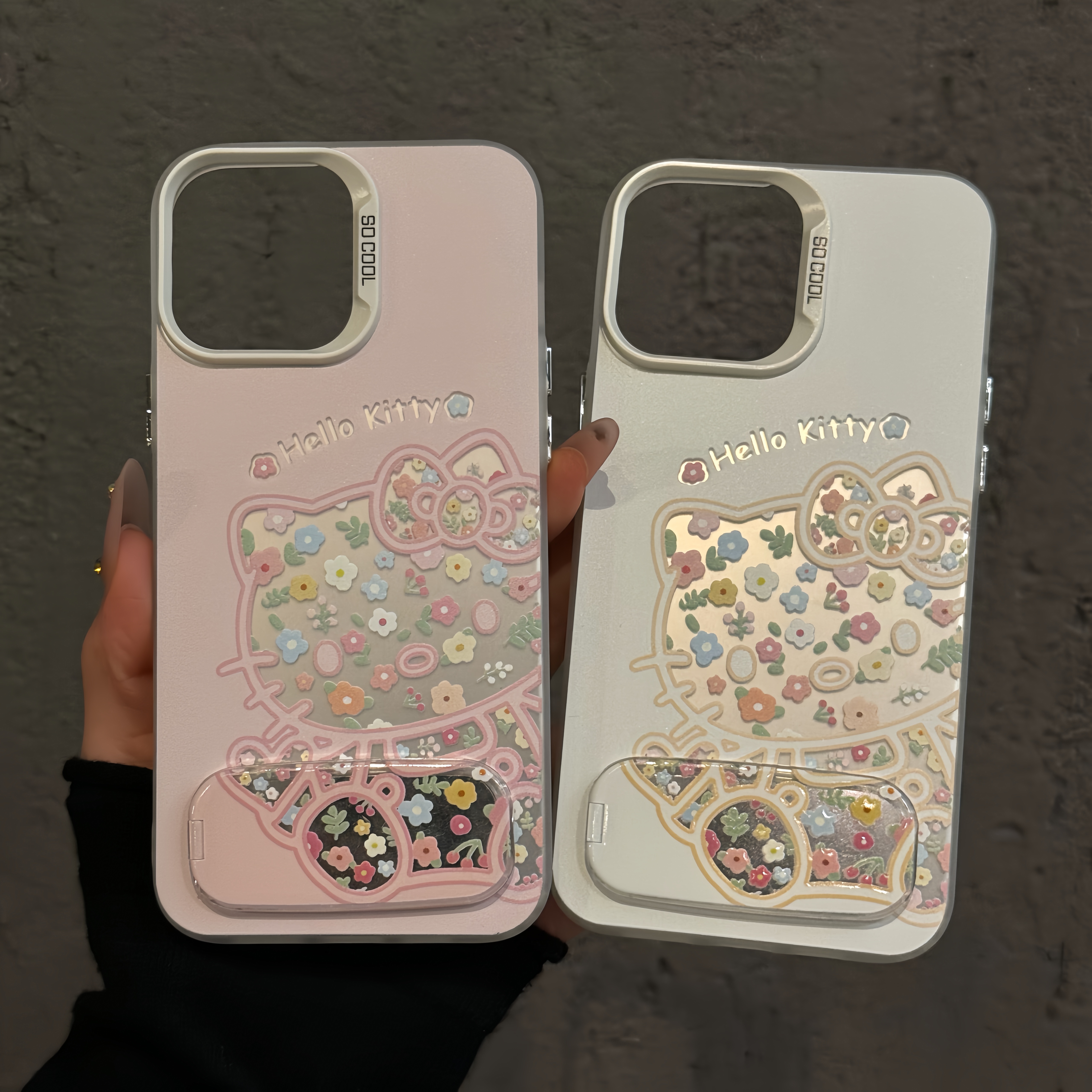 花朵kitty苹果17手机壳iPhone16promax彩银华为p60小众oppo小米15