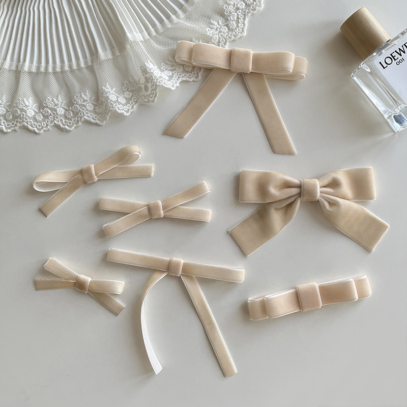 非金属布艺胸针 蝴蝶结胸针领结女jk衬衣配饰米色衬衣裙气质别针