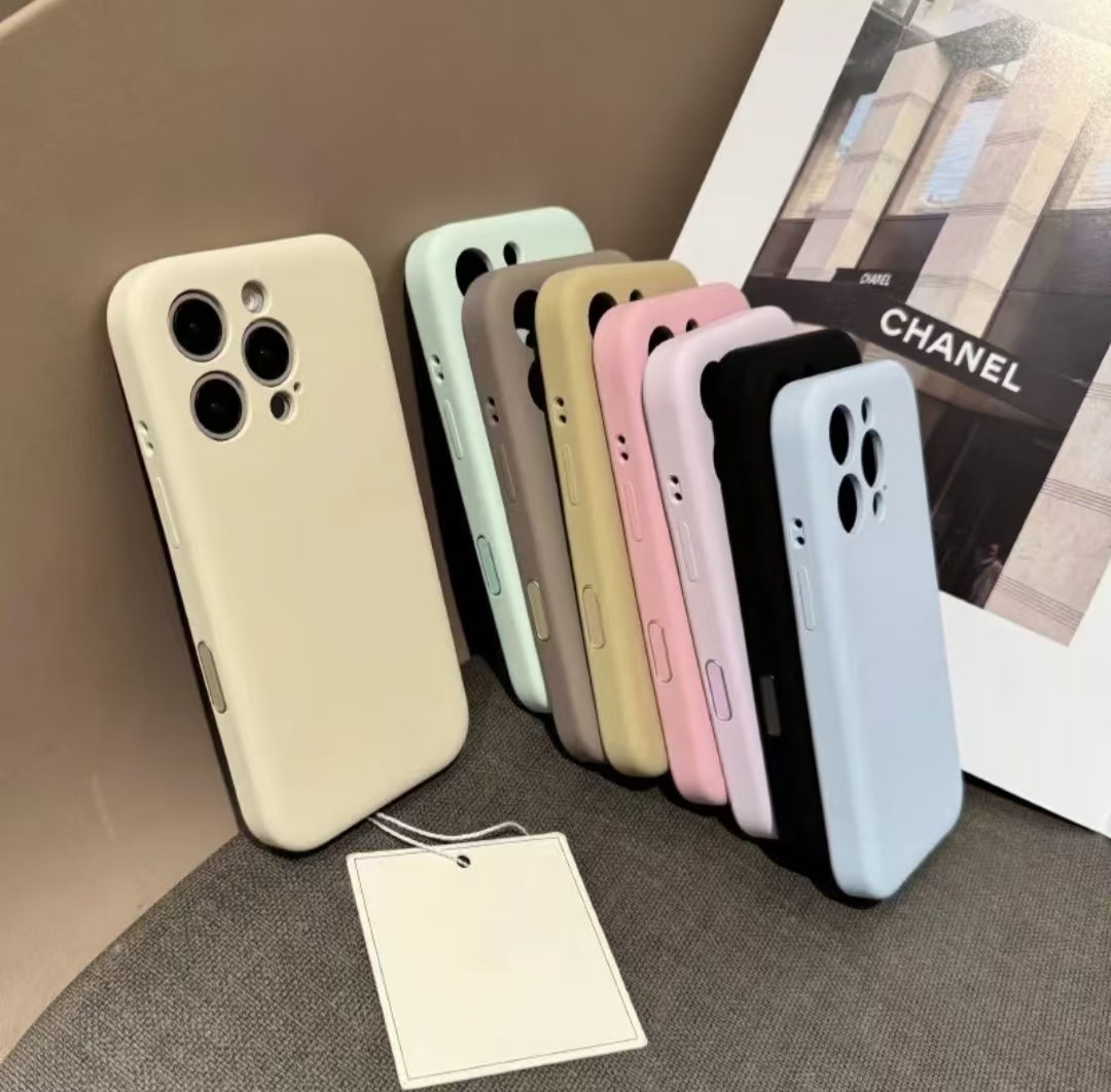 肤感纯色肥皂适用苹果16promax手机壳一体iPhone15高级14时尚13女