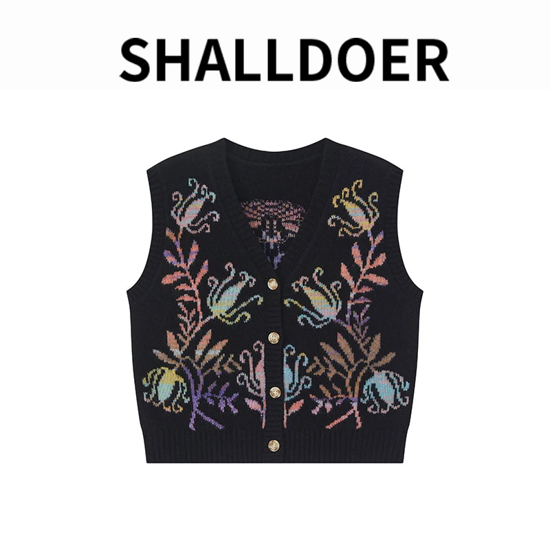 2025秋季新款马甲女连帽短款百搭外穿时尚洋气小众针织上衣女士