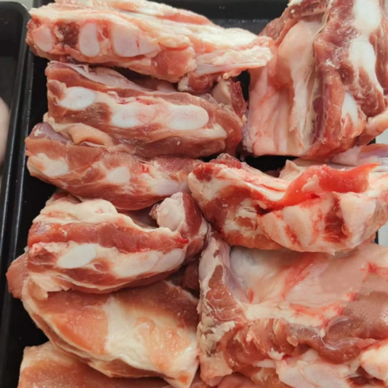 【顺丰包邮】精品大块猪胸骨猪脆骨带硬骨胸软骨 急冻锁鲜发货