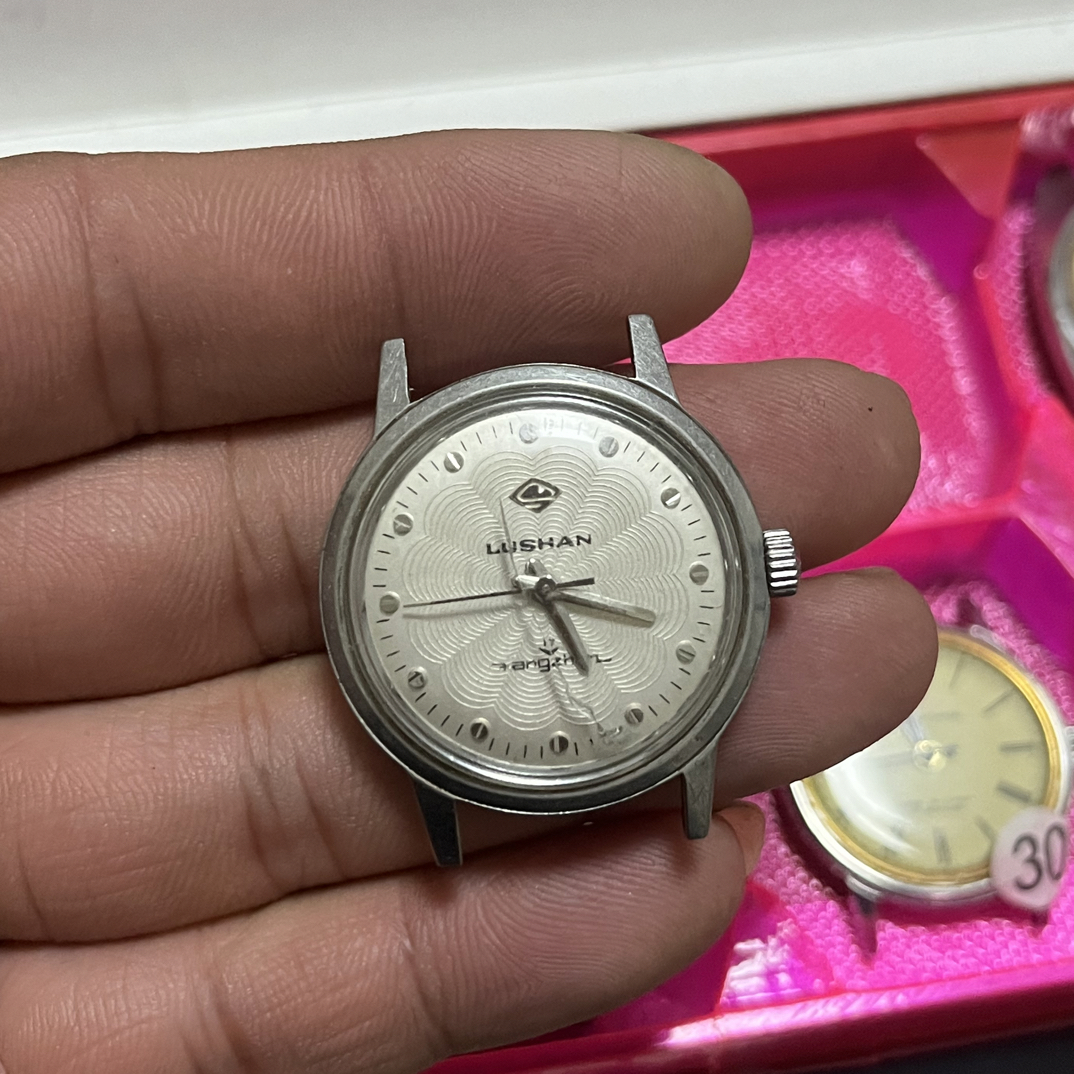 特殊花纹盘 庐山手表 未保养 看好再拍 no退换
