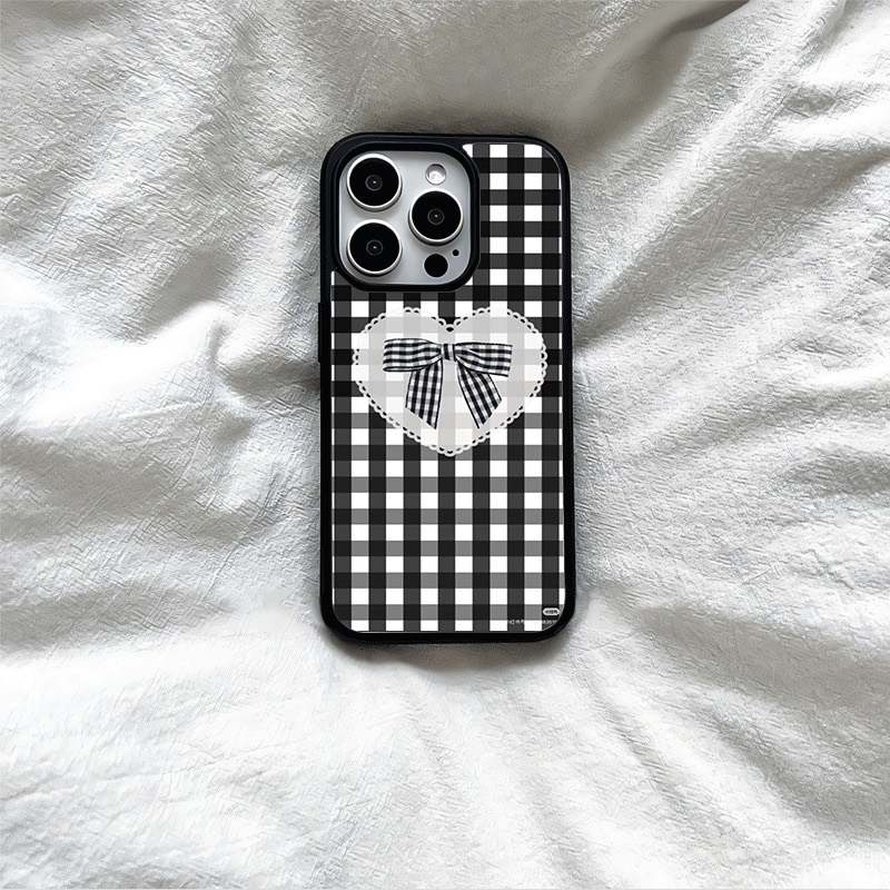 新款桃心蝴蝶结滴胶手机壳适用苹果16pro小米15/14红米一加reno13