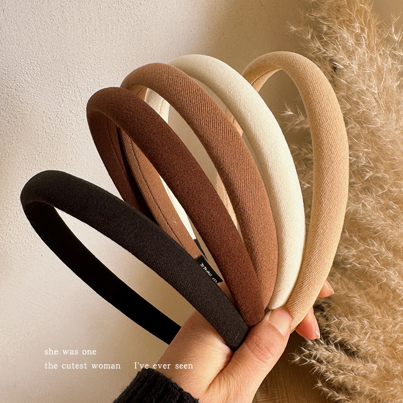 秋季美拉德细发箍女款高级感洋气时尚头箍发卡高颅顶洗脸发捆头饰