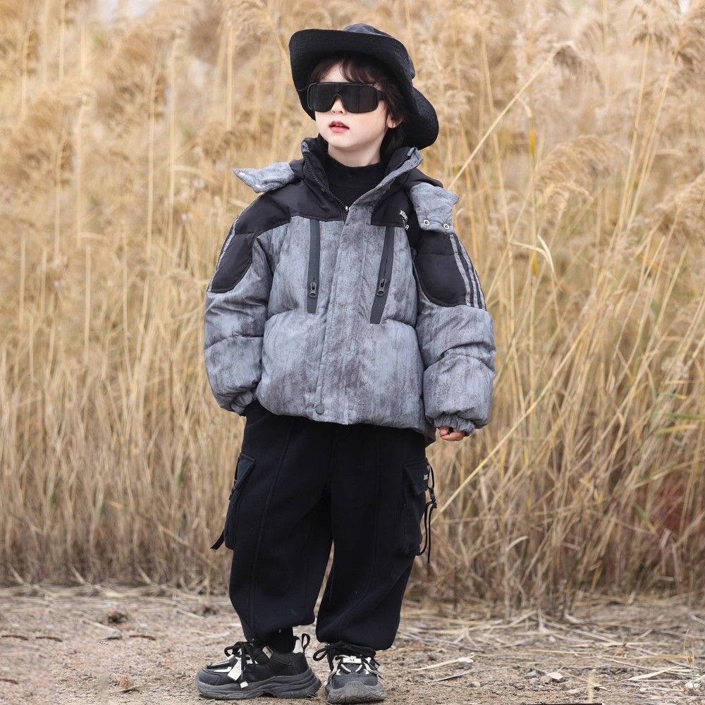 儿童羽绒服冬季2025新款男童冬装加厚保暖白鸭绒外套宝宝棉服上衣