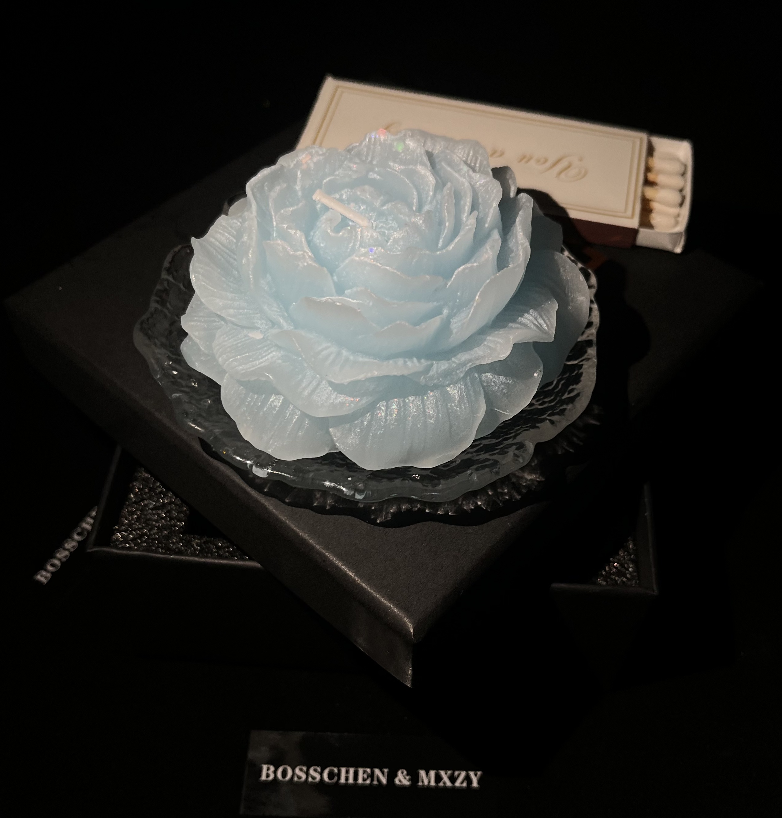 【M33】冰蓝-40度-可斯拉-依兰香-低温-香薰蜡烛-摆件-礼物