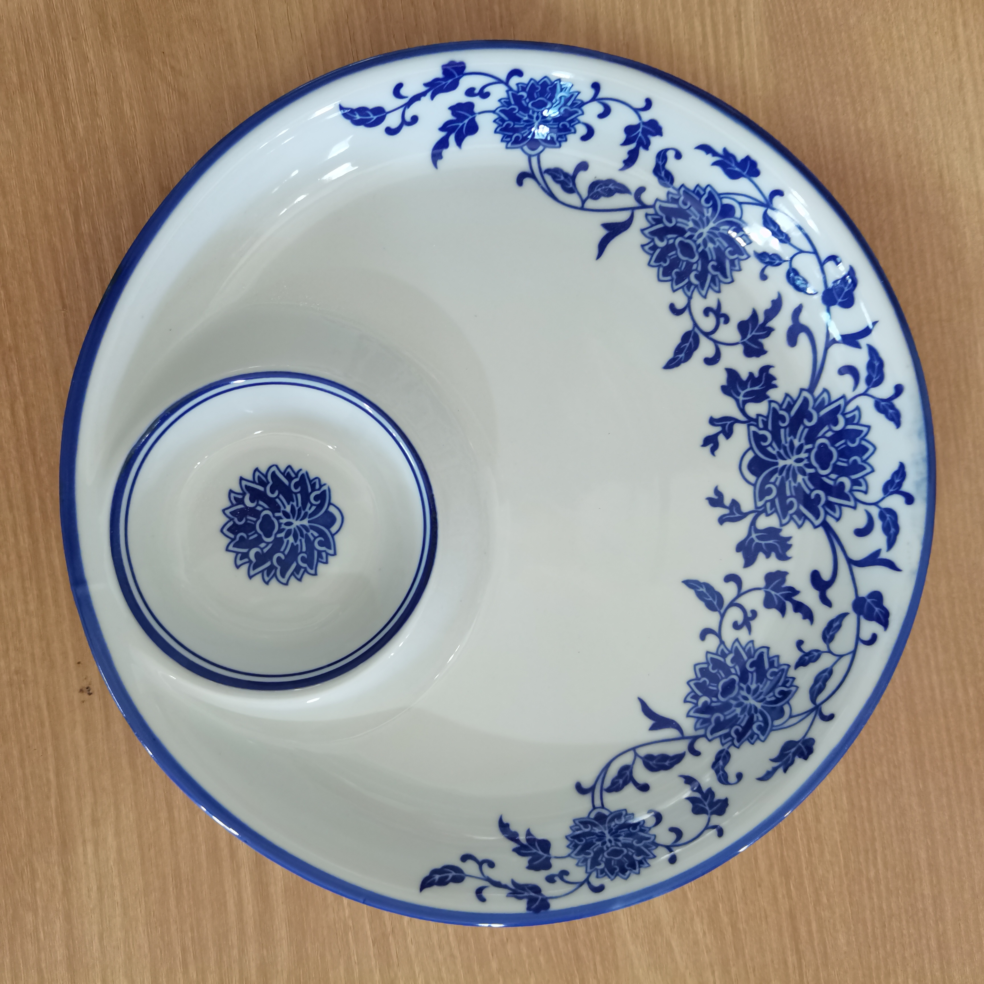 饺子盘口径25厘米，高3厘米防滑防烫家居摆件用品