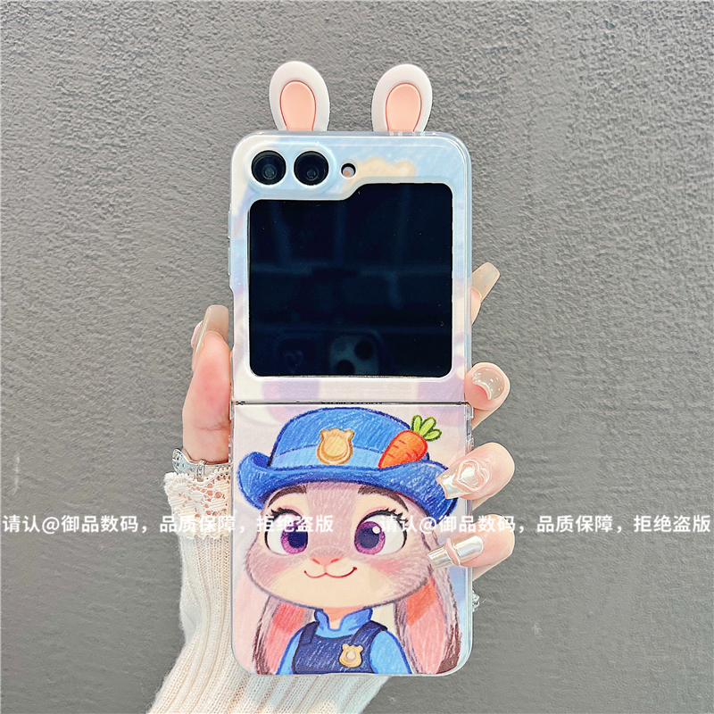 （三星zflip6系列）透明折叠壳适用三星zflip6/zflip5手机保护壳潮