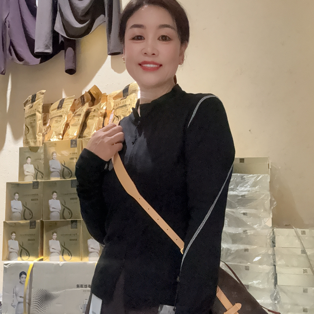 春秋新款运动长袖收腰立领拉链开衫外套健身跳操跑步适用(双拉链）