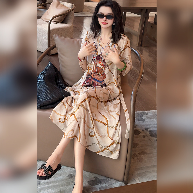 【Linda姐高端线】夏季新款时尚高贵气质法式连衣裙子AS5LYH1635