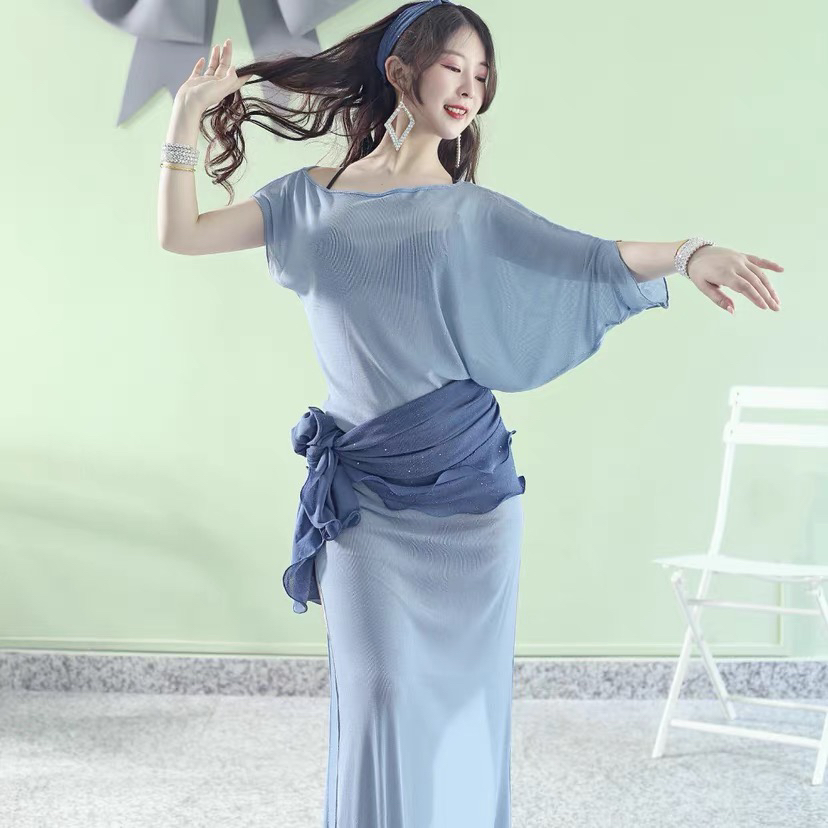 肚皮舞练功服2025新款服装女民俗baladi袍子演出东方舞舞蹈服臀巾