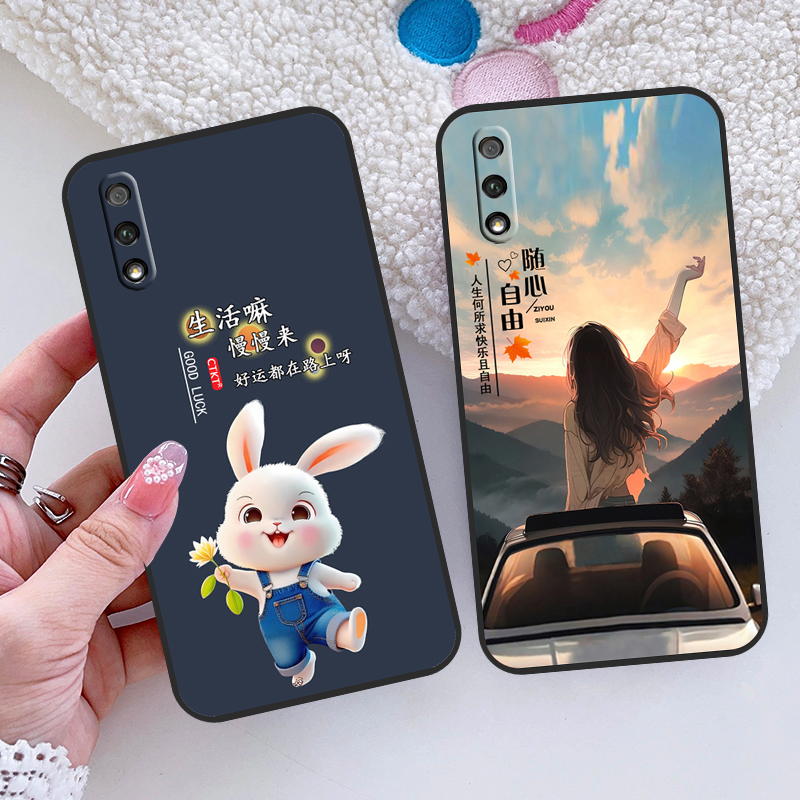 适用荣耀9x手机壳HLK-AL00全包边防摔软壳新款硅胶磨砂保护套磨砂