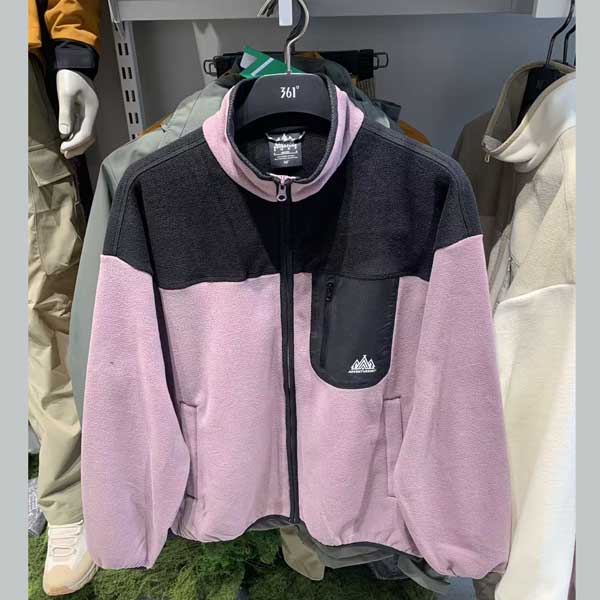 361运动休闲鞋服2025年冬季男保暖绒里开襟卫衣562543801新款上市