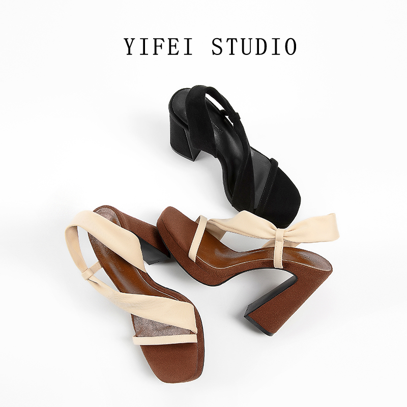 【跟高10CM】凉鞋女款2025新款爆款夏天高跟鞋子厚底防水台外穿拖鞋